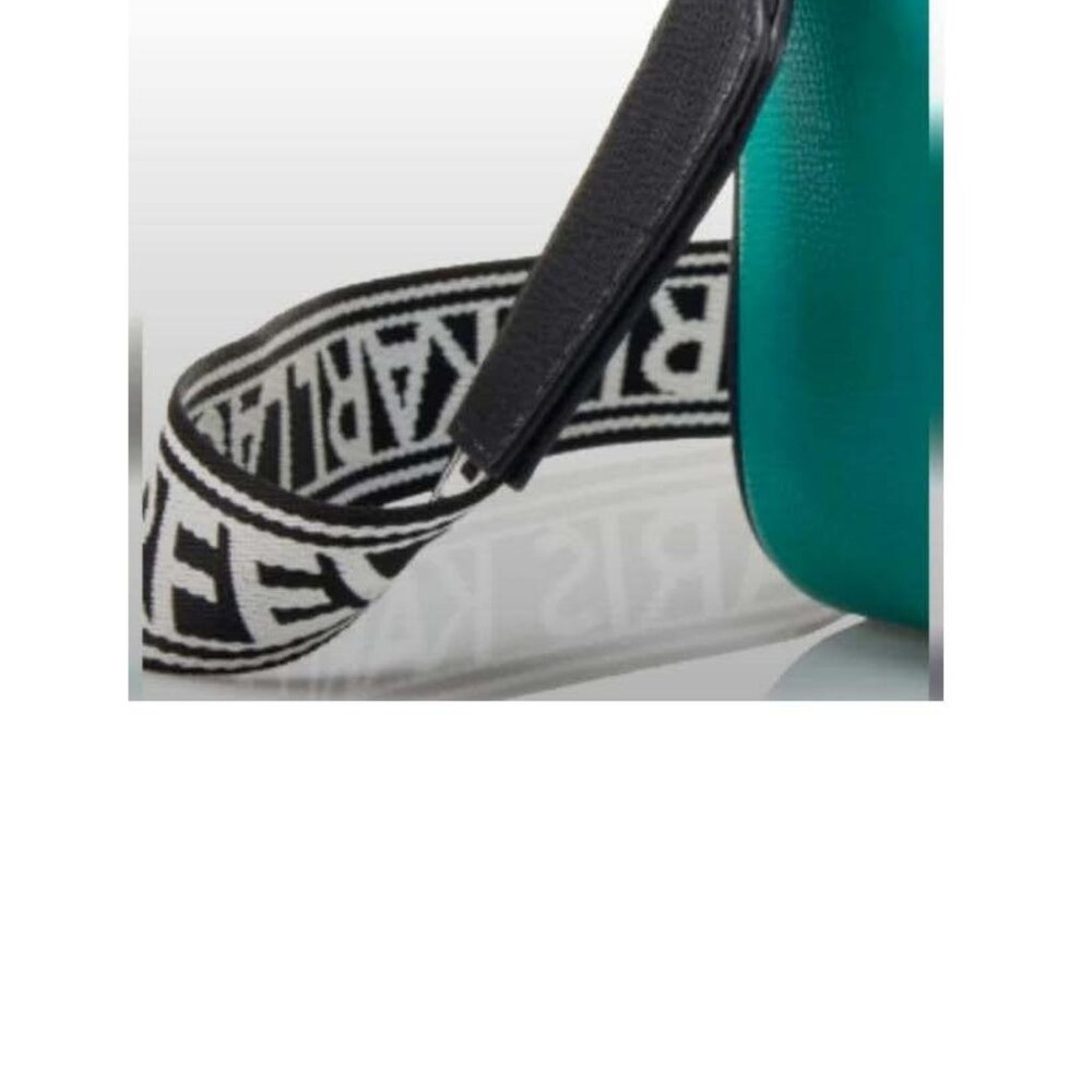 KARL LAGERFELD Black and Teal Crossbody Bag ***NWT*** - Picture 6 of 6